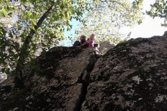 bouldering session