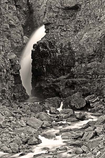 unnamed waterfall on Ballinjohka, outside Abisko NP, Sweden