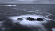 night storm, KabelvÃ¥g, Lofoten islands, Norway