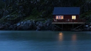 fishing hut for rent, KabelvÃ¥g, Lofoten islands, Norway