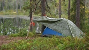 extra waterproof, PyÃ¶reÃ¤lampi, Oulanka NP, Finland