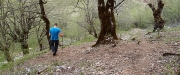 evening hike into the canyon