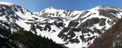 Brezovica sidecountry terrain, Šarplanina, Kosovo