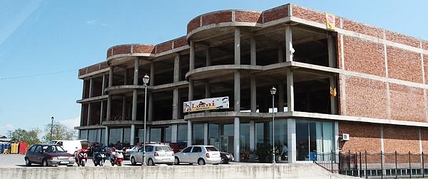 just the standard huge, empty & unfinished building in Kosovo (PeÄ‡/PejÃ«)