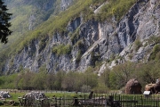 climbing wall next to Ali Pašini izvori, Gusinje