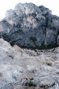 destroying a beautiful climbing wall, thankfully there\'s plenty around