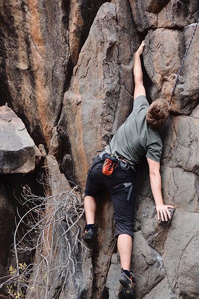 Arico Viejo canyon, a lesson in making a 4c look hard ©Jonna