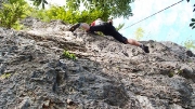 Andrej in Geronimo (5c), Radlje ob Dravi, July, Â©Jonna