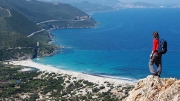 Plage de'l Ostriconi & Ille Rousse from Punta Liatoghiu