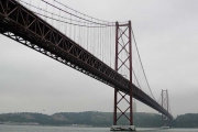 not the golden gate but Ponte 25 de Abril over Tejo, Lisboa