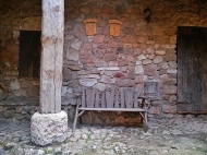 Old house, old bench. Siurana