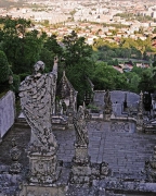 above Braga at sunrise