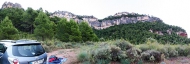 Sleeping under the massively vast climbing area in Siurana