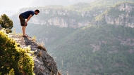 scoping the route from above, Siurana