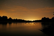 l'ArdÃ¨che dans la nuit, 30s exposure on a tiny tripod. Light pollution from MontÃ©limar/Orange/Avignon