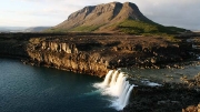 Ãžjofafoss & Burfell in ÃžjÃ³rsÃ¡ river valley