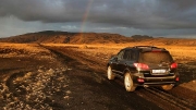 chasing midnight rainbows near Afangagil