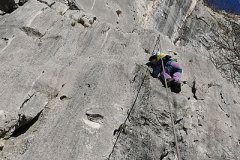 1st roped climb, Vipava