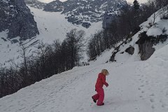 first ski tour, where else but Zelenica