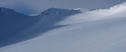 first powder signature on Berhomsfjellet, 1223m