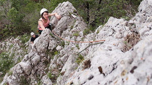 pitch 1 - Steber, IV+/III, 90m, Vipava, May 1st