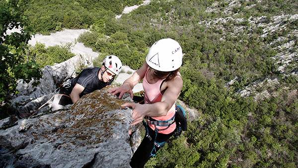 pitch 3 - Steber, IV+/III, 90m, Vipava, May 1st