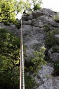 abseil, Steber, IV+/III, 90m, Vipava, May 1st