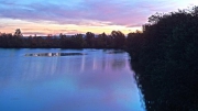 Veliki ribnik Rače pre-dawn