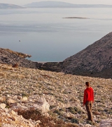 above Stara Baška, Krk island