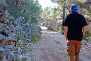 Once beautiful singletrack buldozed into a road, Šolta, May 2nd Â©Jonna