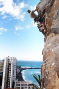 one of the nicest 6a routes in Martianez, Puerto de la Cruz, Â©Jonna