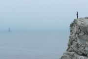 visiting the office poster scene, Phare du Four, Porspoder, Bretagne/France, Â©Jonna