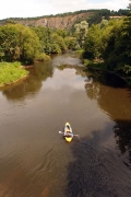 paddling in Orne @ ClÃ©cy, Normandie/France, Â©Jonna