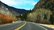 Poudre Canyon road, Colorado