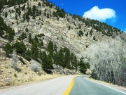 Poudre Canyon road, Colorado