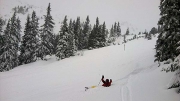 sinking in the soft stuff, day after 50-100cm, Planneralm Jan.6th