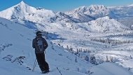 Schoberspitze, Grimming & Ennstal in background, Jan.29, Â©Jonna