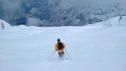 clearing snow clouds, ...stein, ski day #21, Apr.5th