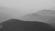 evening fog rolling in from the sea, ÄŒrni Kal, Jan.10