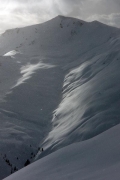 clearing snow storm at sunset, Zillertal arena, Feb.2nd