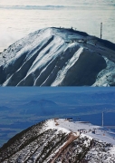 Krvavec on 4.12.2005 top & 12.4.2015 bottom (dates are pure coincidence). Dissapointment with custumer service has and will continue to keep me away from this amazing view. Ski season (likely) ends with #23