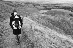 Uffington White Horse hill, Berkshire. Oct.20th