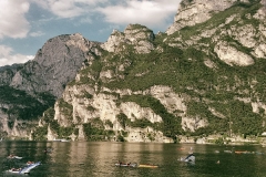 some rest and paddling at Riva del Garda. July 24th ©Jonna