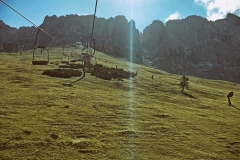 First time taking a chairlift in the summer, Gruppo del Catinaccio. July 26th