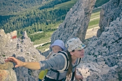 Tschager Joch ferrata, July 26th — with J.a. Robinson.