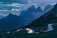 Passo Sella, Grohmannspitze & Sassolungo from Passo Pordoi, July 27th