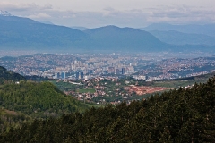 Sarajevo from above on the way to Vukov konak